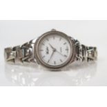 Woodford Lady's Silver Wristwatch with quartz movement. Needs battery