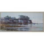 Ray Balkwill (b.1948) Westcountry Artist, 'Water's Edge, Lympstone', Watercolour, pencil signed