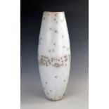 Tim Andrews (b.1960), Studio Pottery, a large raku vase, applied tablet, 43cm high.