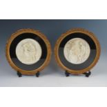 Edward William Wyon (1811-1885), A pair of Victorian framed plaques, Cabinet Museum of Economic