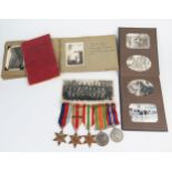 WWII Five Medal Group sold with "Life in Africa 1942/3" the diary of 1403623 LAC Davey W.W. 600