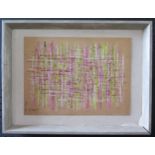 William Gear ?(1915 - 1997) RA, RBSA Scottish Abstract Painter, Abstract Linear Pattern, Signed,