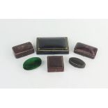 Selection of Vintage Brooch Boxes including Mappin & Webb (11x7cm)