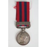 Indian General Service Medal 1854-95 with WAZIRISTAN 1894-5 bar, awarded to 4002 Pte. J. Rhodes