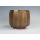 Keith Smith, Studio Pottery canted beaker, 10x10.5cm.