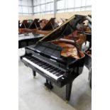 Yamaha (c2016) A 4ft 11in Model GB1-K grand piano in a bright ebonised case on square tapered