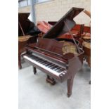 Steinway (c1937) A 5ft 1in Model S grand piano in a mahogany case on square tapered legs. This piano