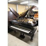 Blüthner (c1896) A 6ft 3in grand piano in an ebonised case on turned and fluted legs. This piano has