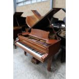 Steinway (c1912) A 6ft 11in Model B 88-note grand piano in a rosewood case on square tapered legs.