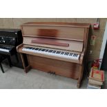 Zimmermann by Bechstein (c1993) An upright piano in a traditional mahogany case; together with a
