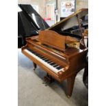 Bechstein (c1936) A 4ft 7in Model S grand piano in a satin mahogany case on square tapered legs.