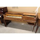 Christopher Ganer (c1795) A square piano in a mahogany case on a 'tray' stand; together with a