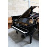 Steinway (c1937) A 6ft 11in Model B grand piano in an ebonised case on square tapered legs.