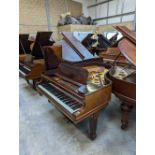 Steinway (c1911) A 5ft 10in Model O grand piano in a rosewood case on square tapered legs.