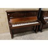 Steinway (c1894) An 85-note upright piano in a rosewood case; together with a stool.