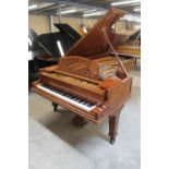 Bechstein (c1900) A 9ft 88-note Model I grand piano in a mahogany and chevron banded case on