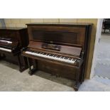 Steinway (c1884) An upright piano in a re-styled mahogany case. Reconditioned in the c1930s.