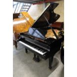 Fazioli (c1990) A 7ft Model 212 grand piano in a bright ebonised case on square tapered legs.