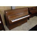 Yamaha (c1985) A Model MC201 upright piano in a modern style mahogany case. There is VAT on this