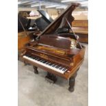 Steinway (c1894) A 6ft 85-note 'old-style' Model A grand piano in a rosewood case on turned '