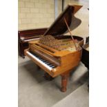 Steinway (c1890) A 5ft 10in 85-note Model O grand piano in a rosewood case on turned reeded legs.