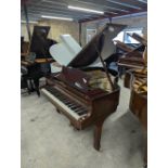 Steinway (c1930s) A 5ft 1in Model S grand piano in a mahogany case on square tapered legs.