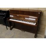 Yamaha (c1994) A Model P116N upright piano in a traditional bright walnut case.
