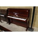 Kemble (c2005) A Model 121 Mozart Limited Edition No 100/250 upright piano in a bright mahogany