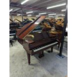 Steinway (c1926) A 5ft 7in 88-note Model M grand piano in a mahogany case on square tapered legs;