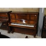 Bechstein (c1905) A Model 9 upright piano in a rosewood case. IRN: JZZ7YNGU