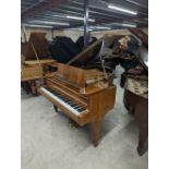 Grotrian Steinweg (c1934) A 5ft 2in Model 160 grand piano in a walnut case on square tapered legs;