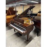 Weinbach by Petrof (c2000) A 6ft grand piano in a bright mahogany case on square tapered legs.