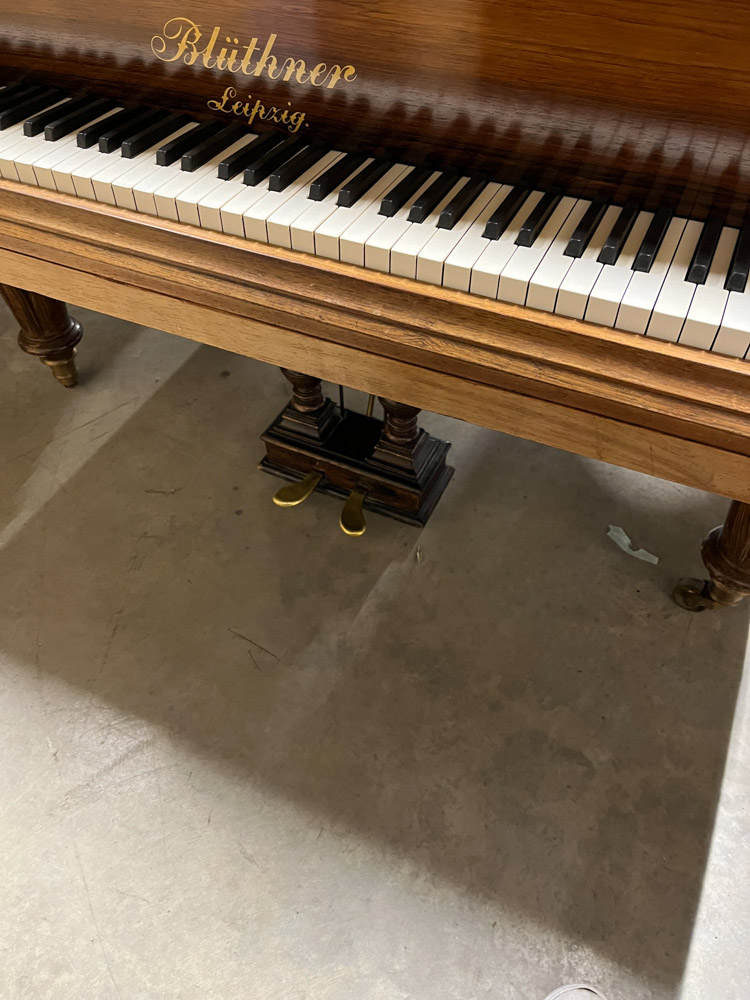 Blüthner (c1897) A 6ft 11in grand piano in a rosewood case on turned and fluted legs. - Image 3 of 10