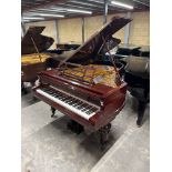 Blüthner (c1908) A 6ft 3in Aliquot strung grand piano in a bright rosewood case on turned fluted