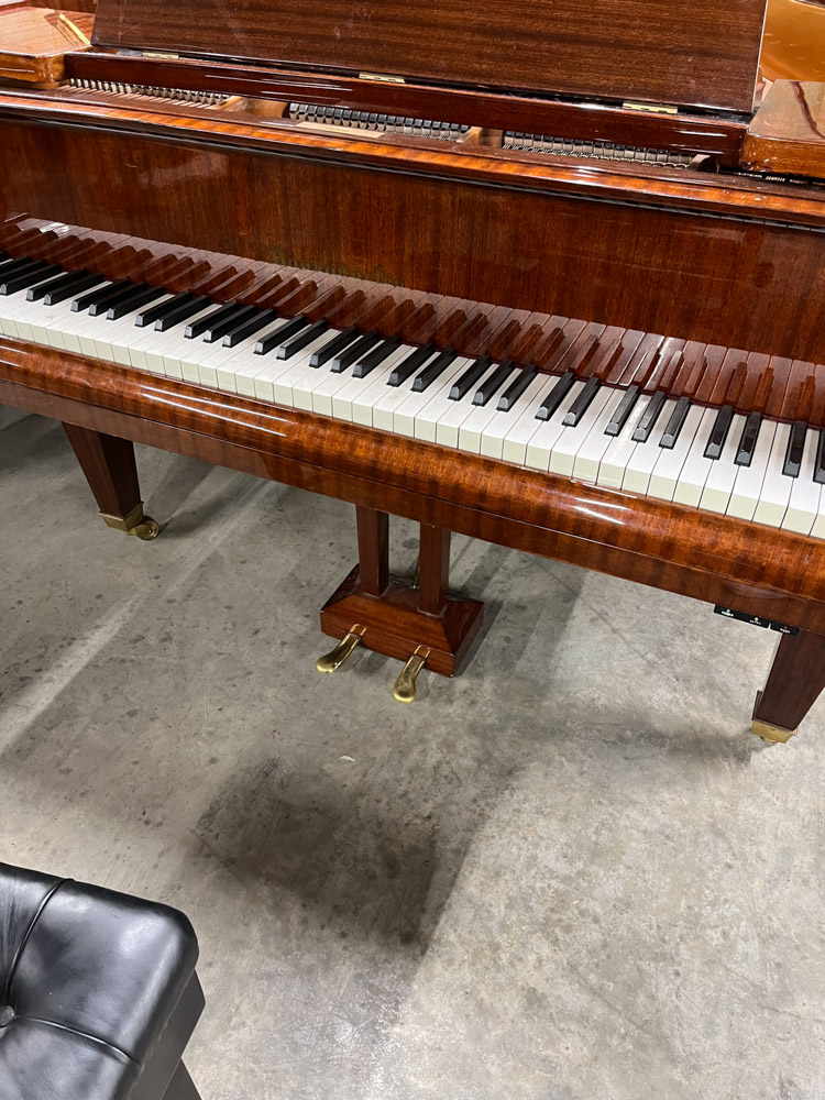 Bösendorfer (c1969) A 6ft 7in Model 200 grand piano in a bright mahogany case on square tapered - Image 3 of 8