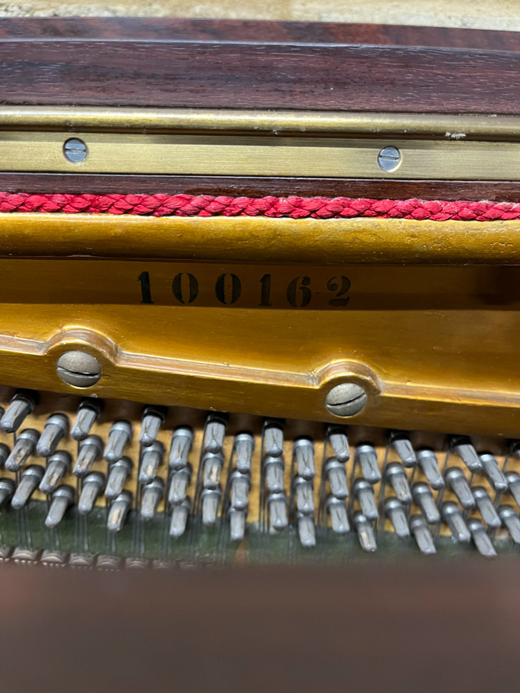 Bechstein (c1911) A Model 8 upright piano in a rosewood case. - Image 6 of 6