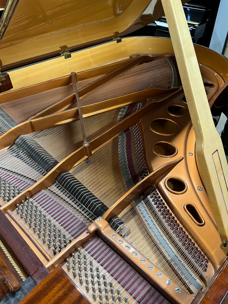 Bösendorfer (c1969) A 6ft 7in Model 200 grand piano in a bright mahogany case on square tapered - Image 4 of 8