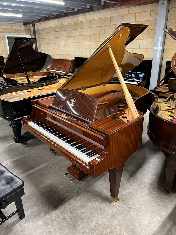 Bösendorfer (c1969) A 6ft 7in Model 200 grand piano in a bright mahogany case on square tapered