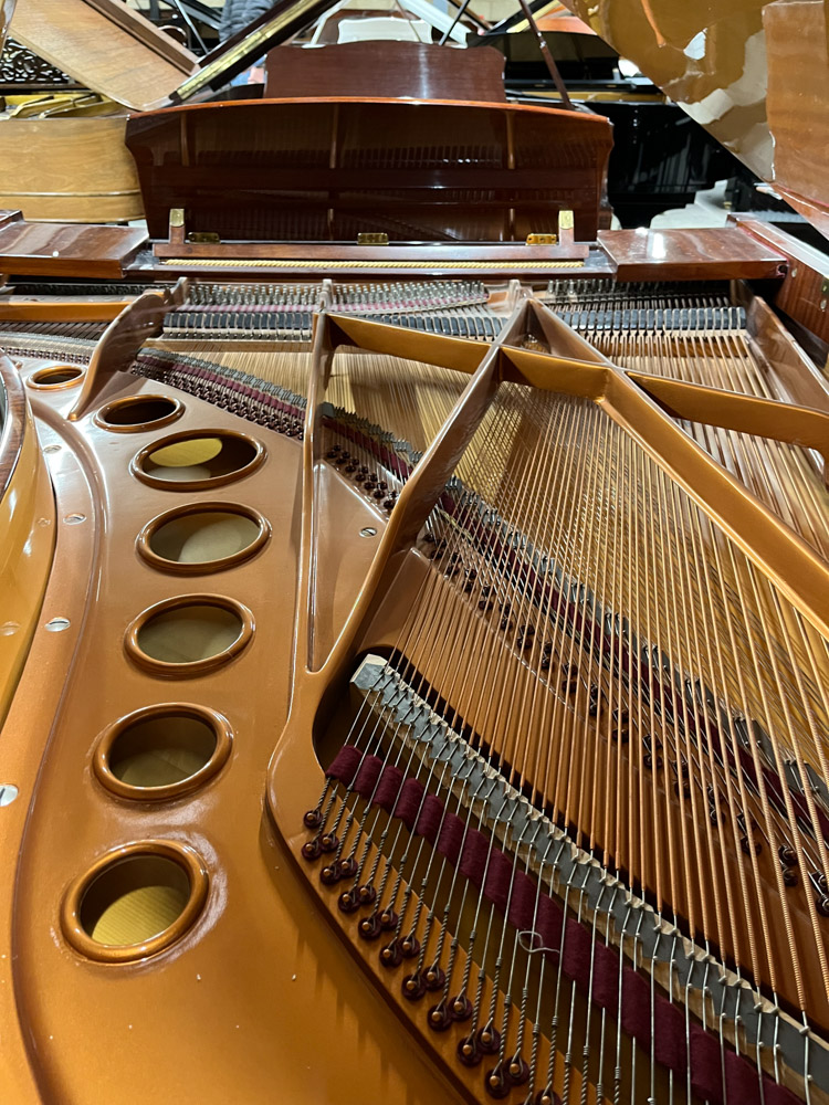 Bösendorfer (c1969) A 6ft 7in Model 200 grand piano in a bright mahogany case on square tapered - Image 8 of 8