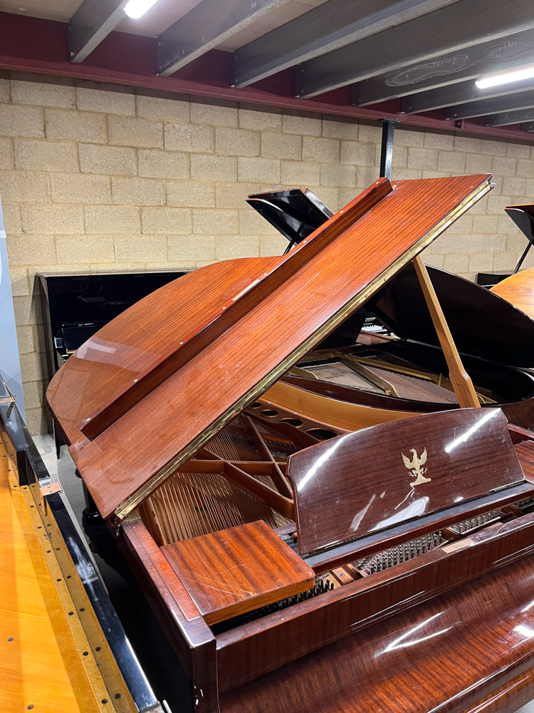 Bösendorfer (c1969) A 6ft 7in Model 200 grand piano in a bright mahogany case on square tapered - Image 6 of 8