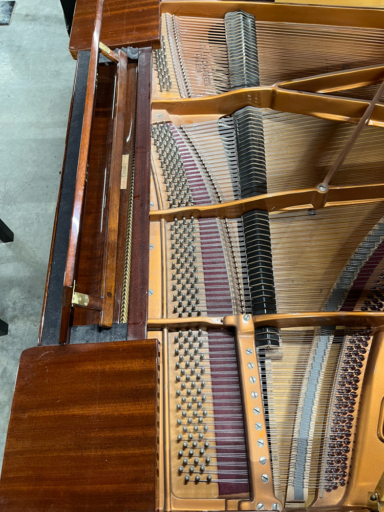 Bösendorfer (c1969) A 6ft 7in Model 200 grand piano in a bright mahogany case on square tapered - Image 5 of 8