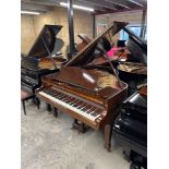 Steinway (c1939) A 5ft 1in Model S grand piano in a mahogany case on square tapered legs.