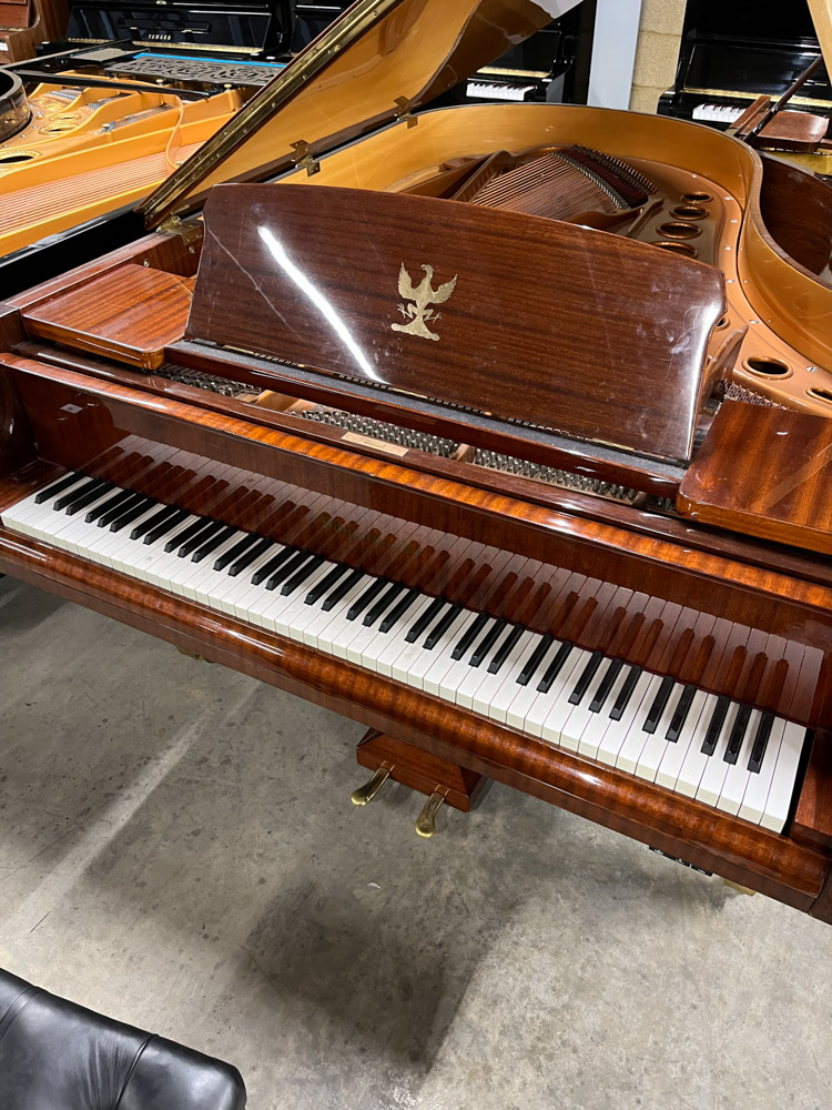 Bösendorfer (c1969) A 6ft 7in Model 200 grand piano in a bright mahogany case on square tapered - Image 2 of 8