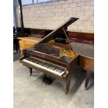 Blüthner (c1936) A 5ft grand piano in a walnut case on square tapered legs; together with a duet