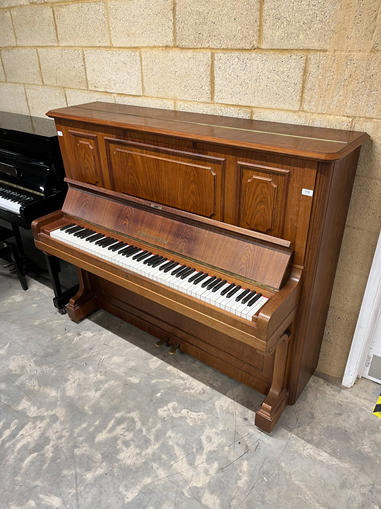 Bechstein (c1911) A Model 8 upright piano in a rosewood case.