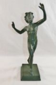 'The Dancing Faun', copy of the original in Pompeii, bronze,