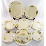 A mid 20th century Royal Doulton 'Minden' pattern part dinner service numbered D5334,