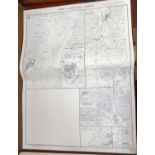 14 Navigational sea charts dating from the 1950's and 60's with reference to the coast of Sweden