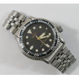 A gentleman's Seiko Scuba Diver's 5H26 - 7A1A 200m wrist watch,