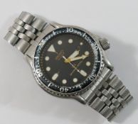 A gentleman's Seiko Scuba Diver's 5H26 - 7A1A 200m wrist watch,